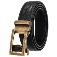 HKM-348755 Men's Genuine Leather Belt with Turquoise Inlay, Size 3.0, Model LY33-000015-5