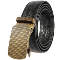 HKM-348755 Men's Genuine Leather Belt with Turquoise Inlay, Size 3.0, Model LY33-000015-5