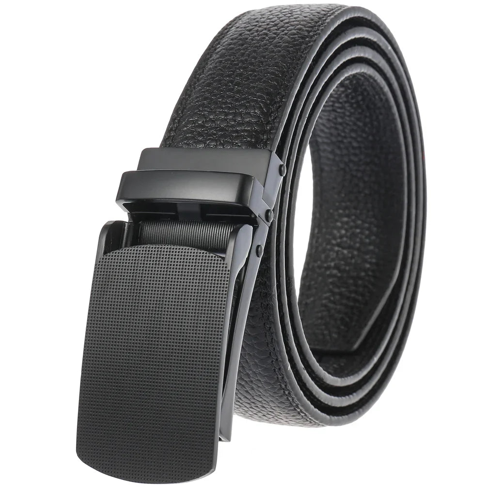 HKM-348755 Men's Genuine Leather Belt with Turquoise Inlay, Size 3.0, Model LY33-000015-5
