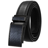 HKM-348755 Men's Genuine Leather Belt with Turquoise Inlay, Size 3.0, Model LY33-000015-5