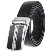 HKM-348755 Men's Genuine Leather Belt with Turquoise Inlay, Size 3.0, Model LY33-000015-5