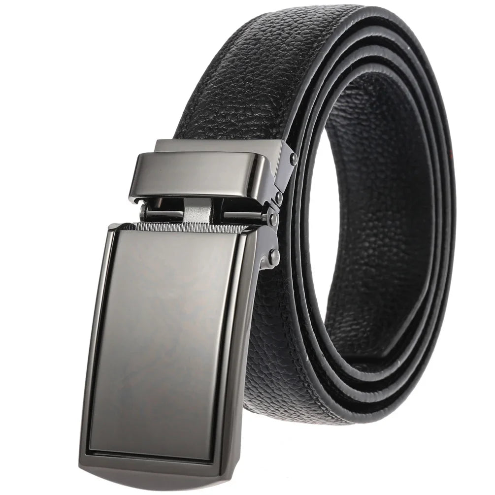 HKM-348755 Men's Genuine Leather Belt with Turquoise Inlay, Size 3.0, Model LY33-000015-5