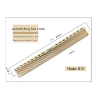 HKM-616211 Laser Scale Hair Comb in Multiple Colors - Fashion ABS Comb for Stylish Hair Care