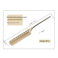 HKM-616211 Laser Scale Hair Comb in Multiple Colors - Fashion ABS Comb for Stylish Hair Care