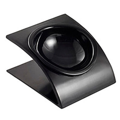 HKM-537747 Melamine Bevel Flat Face Pet Bowl for Cats and Small Dogs - 18x16x10cm