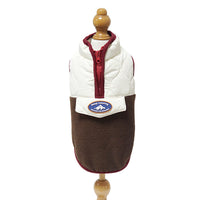 HKM-337427 Warm Zipper Waistcoat for Dogs - Cozy Granular Fleece and Polyester Fiber, Autumn & Winter Apparel