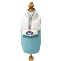 HKM-337427 Warm Zipper Waistcoat for Dogs - Cozy Granular Fleece and Polyester Fiber, Autumn & Winter Apparel