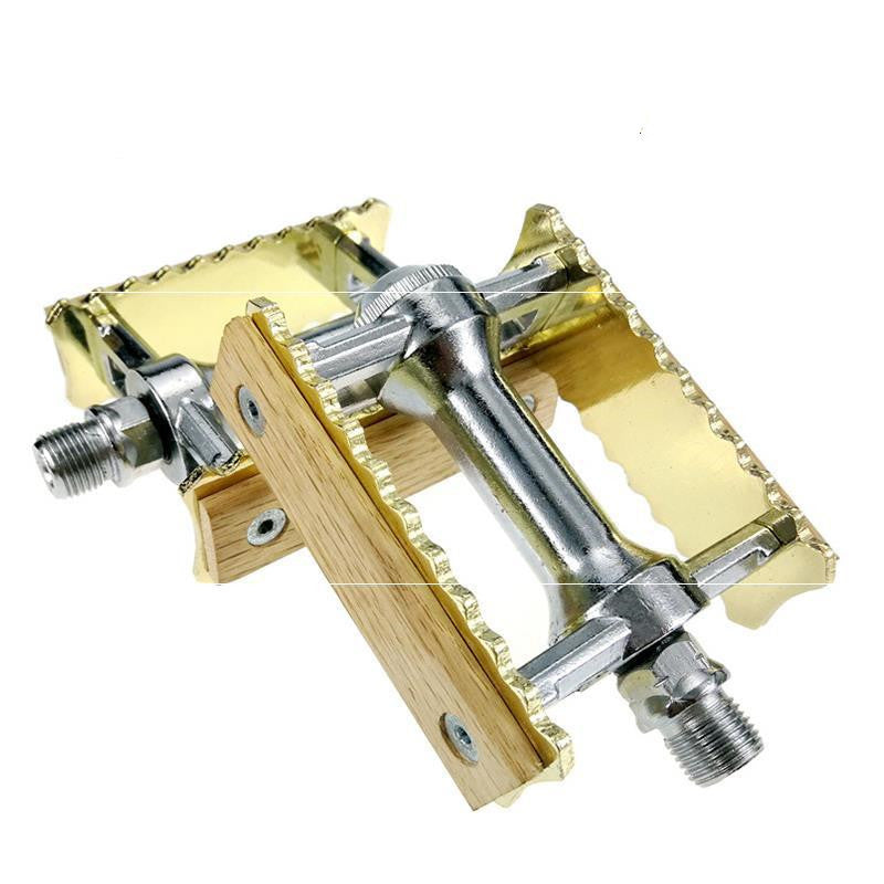 HKM-932307 Folding Bike Pedals with Retro Design and Durable Bearings