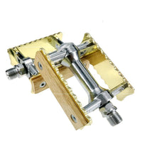 HKM-932307 Folding Bike Pedals with Retro Design and Durable Bearings