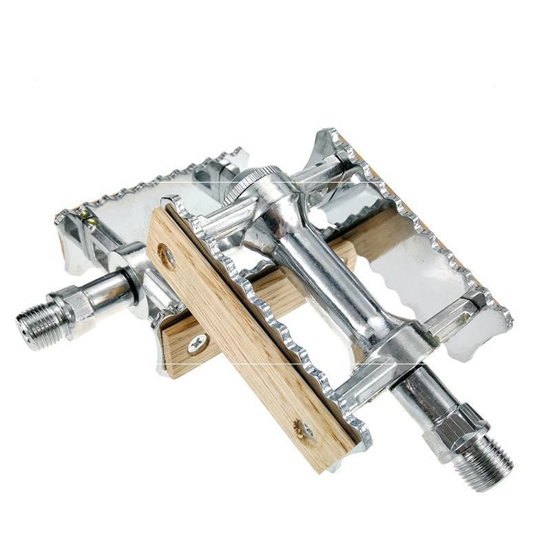 HKM-932307 Folding Bike Pedals with Retro Design and Durable Bearings