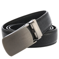 HKM-561171 Men's Automatic Buckle Cow Leather Belt - Durable Business Accessory