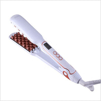 HKM-713363 Digital Flat Iron for Hair Styling with LCD Display - Tourmaline Ceramic & Adjustable Temperature Control
