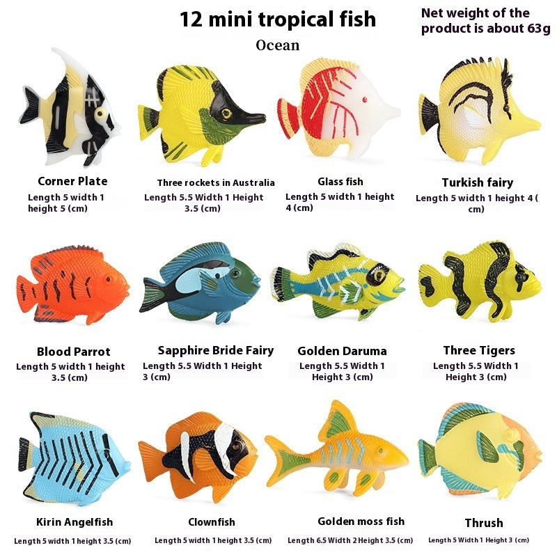 HKM-581715 Realistic Plastic Devil Fish/Ray Fish Marine Animal Model for Educational Play