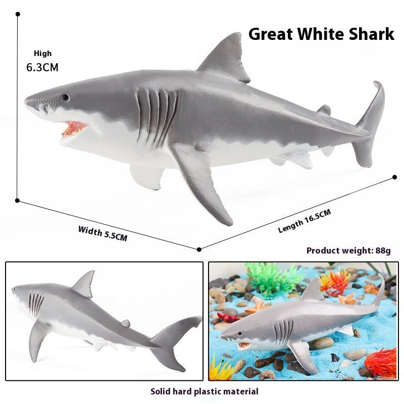 HKM-581715 Realistic Plastic Devil Fish/Ray Fish Marine Animal Model for Educational Play