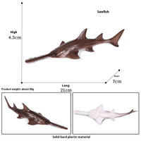 HKM-581715 Realistic Plastic Devil Fish/Ray Fish Marine Animal Model for Educational Play