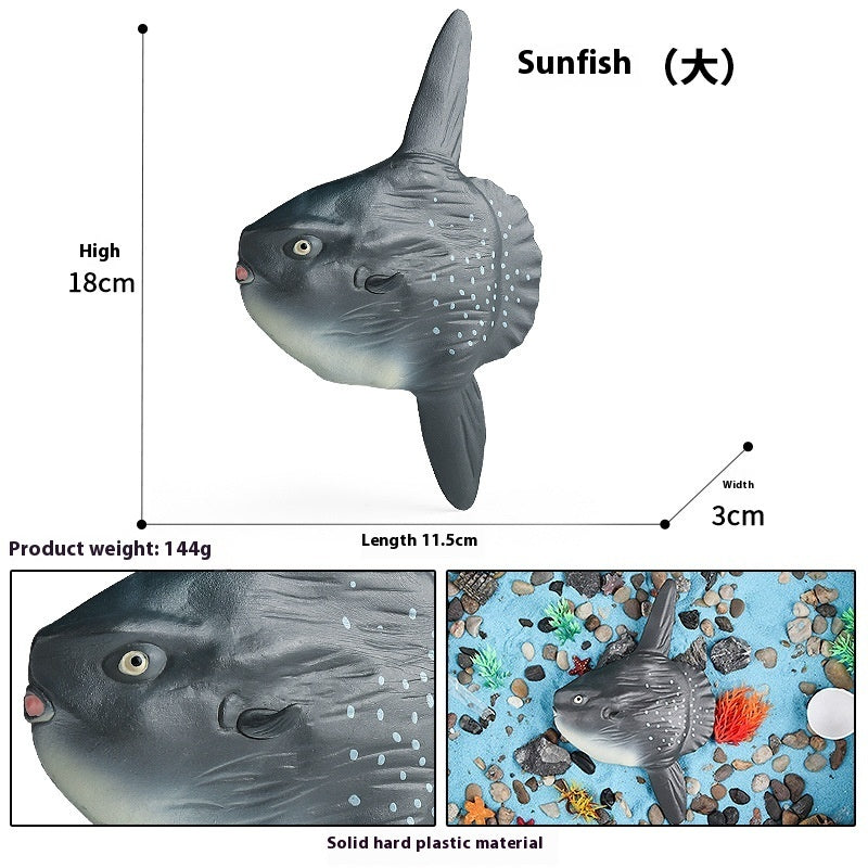HKM-581715 Realistic Plastic Devil Fish/Ray Fish Marine Animal Model for Educational Play