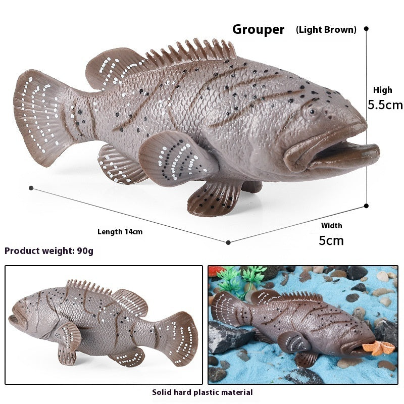 HKM-581715 Realistic Plastic Devil Fish/Ray Fish Marine Animal Model for Educational Play