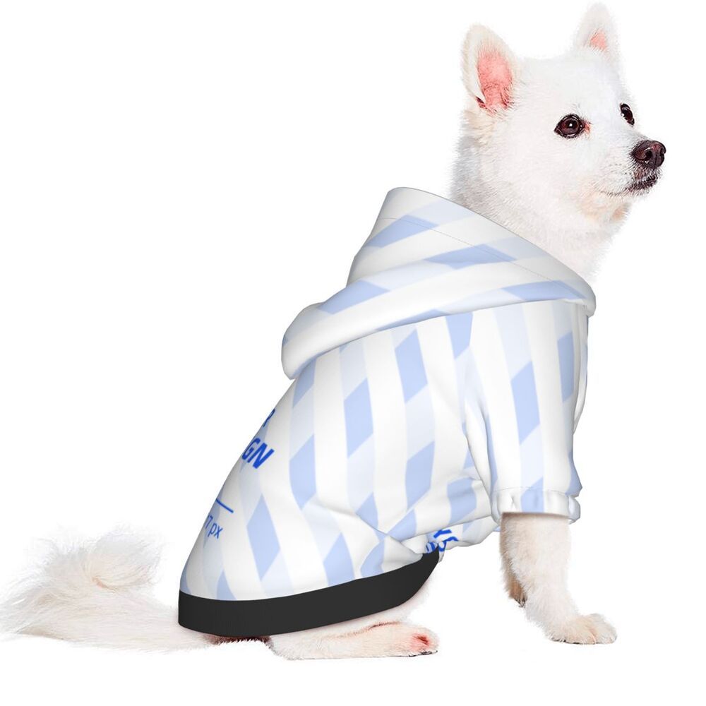 HKM-225939 Cozy Hooded Sweater for Small Pets - Soft, Breathable Polyester Design