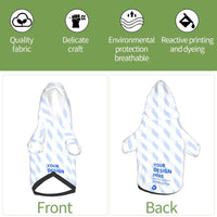 HKM-225939 Cozy Hooded Sweater for Small Pets - Soft, Breathable Polyester Design