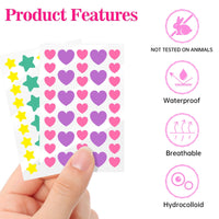 HKM-843283 Multi-Shape Acne Patches for Effective Spot Treatment – Suitable for All Skin Types