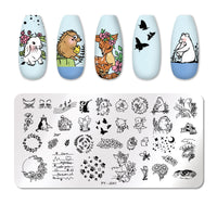 HKM-595859 Stainless Steel Nail Printing Plate for Professional Nail Art Creation