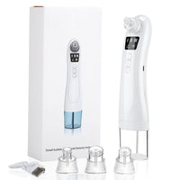 HKM-842131 Compact Electric Blackhead Remover with Water Tank Display and USB Charging