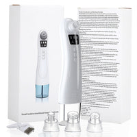 HKM-842131 Compact Electric Blackhead Remover with Water Tank Display and USB Charging