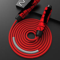 HKM-920787 Graffiti Design Weight-bearing Skipping Rope for Enhanced Fitness Workouts