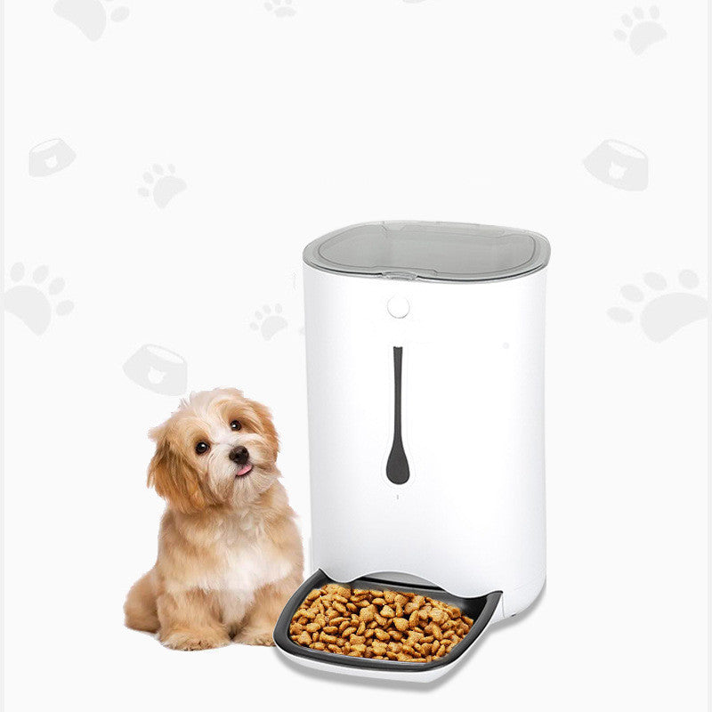 JMT-018378 Automatic Timed Pet Feeder with Video Capability and 6L Capacity for Dogs and Cats