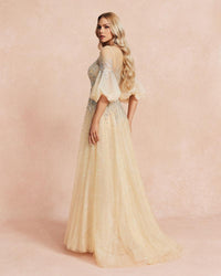 HKM-890835 Champagne Elegance Women's Dress - EZ25088