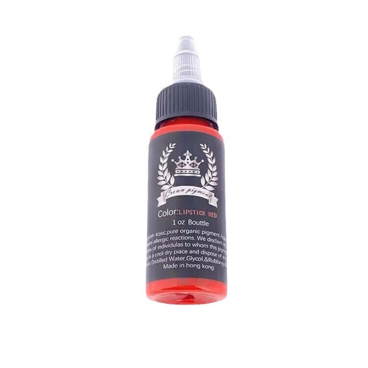 HKM-594707 Practice Pigment Tattoo Paint Set - 14 Colors of Professional Quality Tattoo Pigments in Stylish Silver Crown Design (30ml)