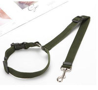 HKM-967891 Adjustable Multicolor Pet Seat Belt for Dogs & Cats - Safety Towing Rope with Quality Buckle