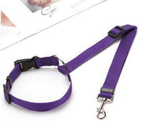 HKM-967891 Adjustable Multicolor Pet Seat Belt for Dogs & Cats - Safety Towing Rope with Quality Buckle