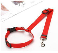 HKM-967891 Adjustable Multicolor Pet Seat Belt for Dogs & Cats - Safety Towing Rope with Quality Buckle