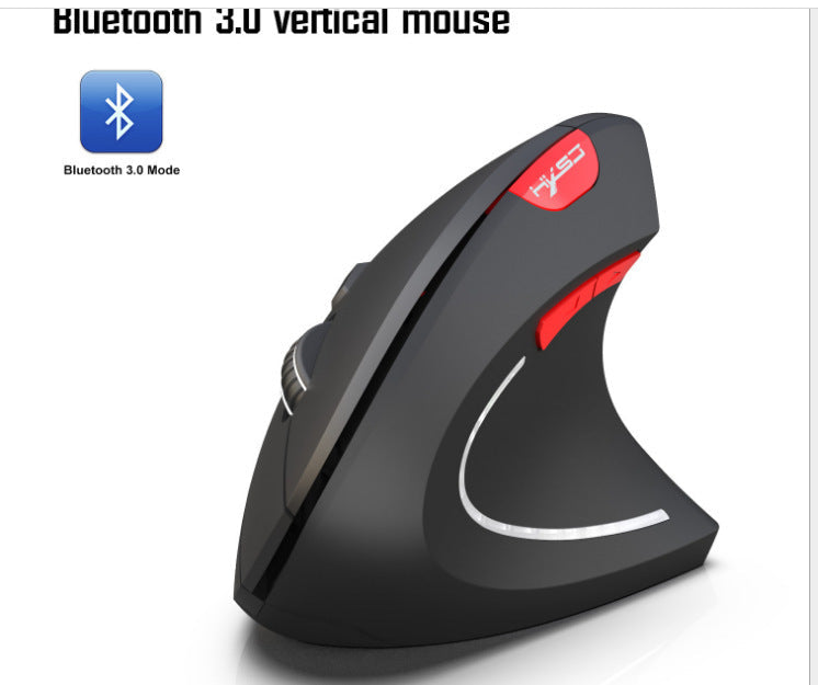 KTX-319251 Vertical Bluetooth Ergonomic Gaming Mouse - Wireless USB Rechargeable - 2.4G Optical Sensor - 2400 DPI