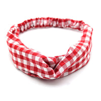HKM-158611 Cross-Knotted Wide-Brimmed Fabric Flower Headband for Women