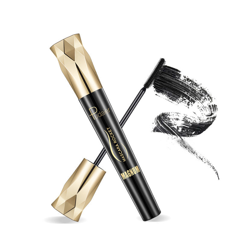 HKM-322259 4D Thick Curl Waterproof Mascara - Lengthening, Volumizing, Smudge-Proof Black Formula