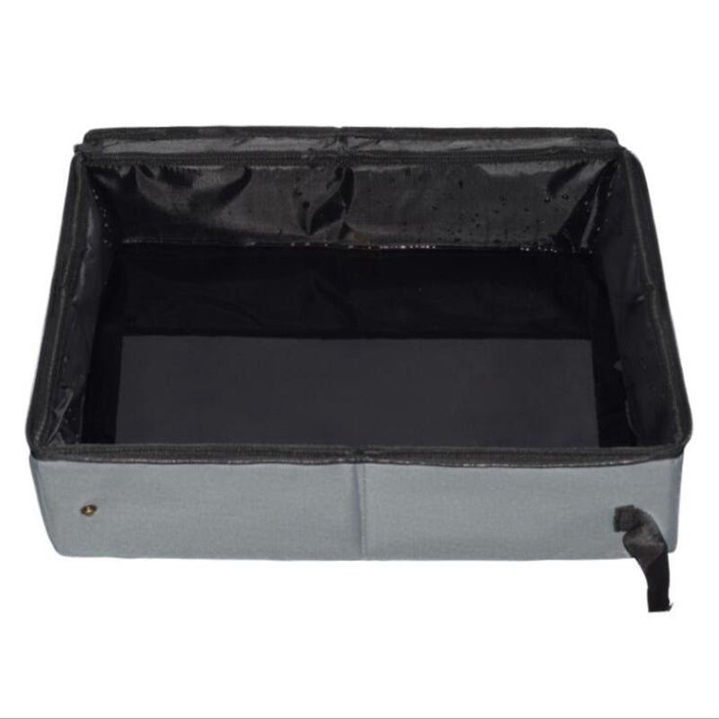 JMT-019722 Portable Waterproof Cat Litter Box - Foldable and Easy to Clean