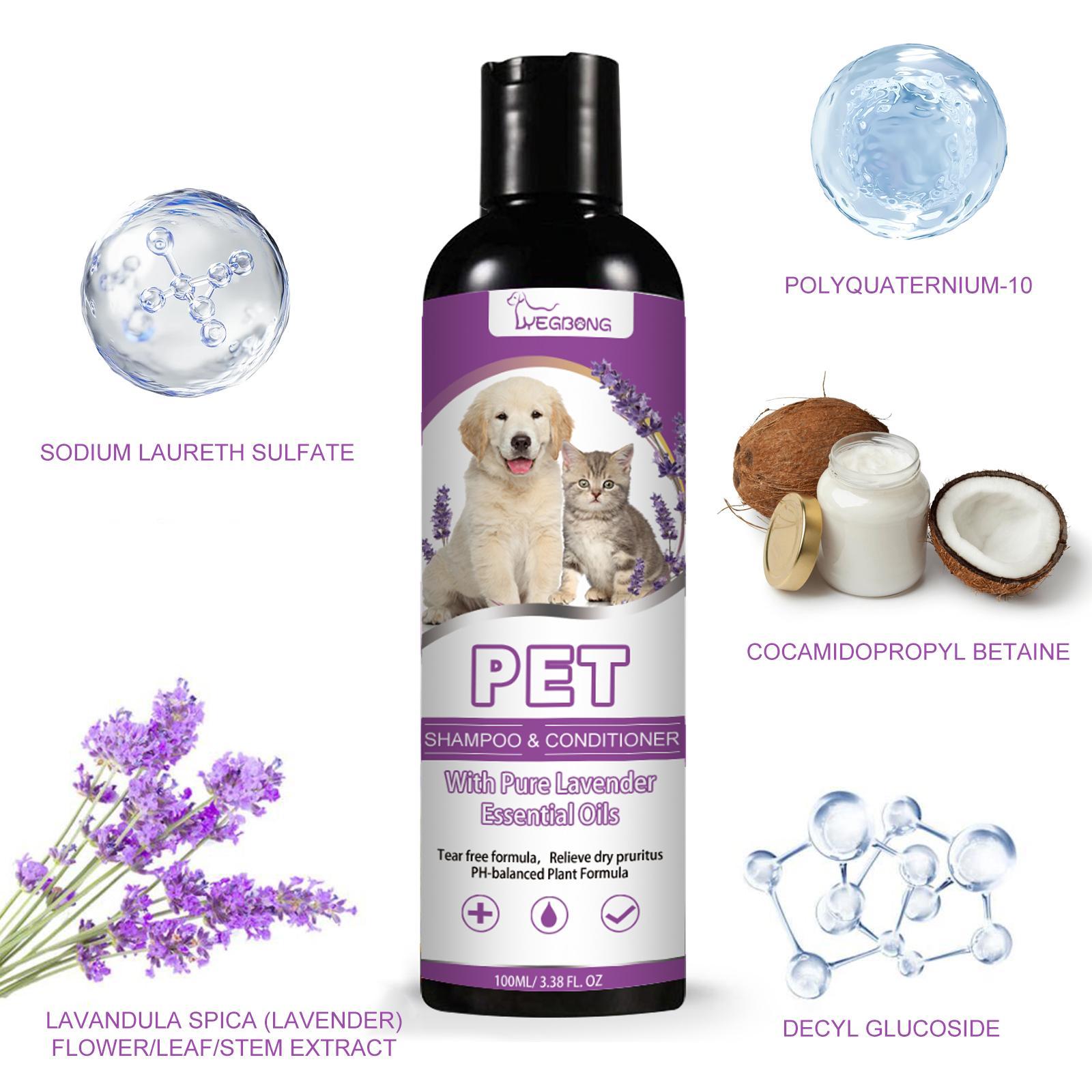 JMT-019978 Yegebang Pet Shampoo for Itchy Skin Relief and Smooth, Untangled Fur