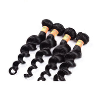 HKM-338259 Medium Length Curly Human Hair Curtain for All Skin Tones and Face Types