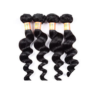 HKM-338259 Medium Length Curly Human Hair Curtain for All Skin Tones and Face Types