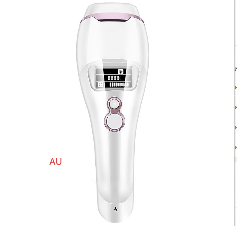HKM-036435 Laser Hair Removal Device for Whole Body Use - ABS Material, Electric Power Supply, Rose Gold Design