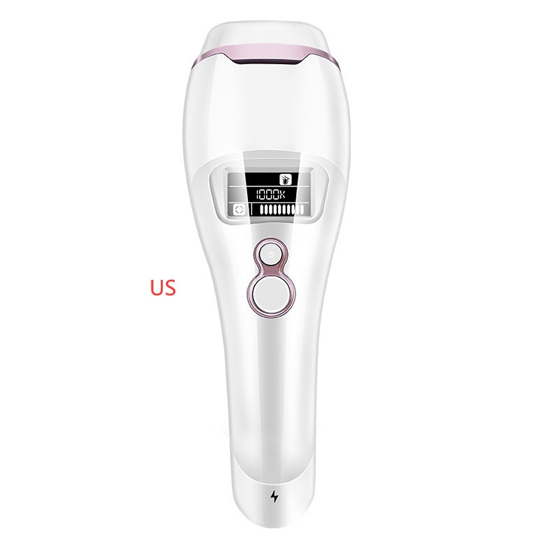 HKM-036435 Laser Hair Removal Device for Whole Body Use - ABS Material, Electric Power Supply, Rose Gold Design