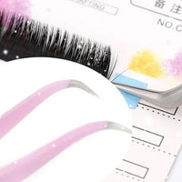HKM-288339 Precision Stainless Steel Tweezers for Eyebrow Shaping and Eyelash Extensions