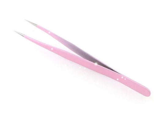 HKM-288339 Precision Stainless Steel Tweezers for Eyebrow Shaping and Eyelash Extensions