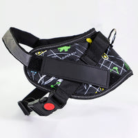 HKM-031443 Nylon Dog Chest Harness - Adjustable Sizes XS to XXL for Comfort and Control