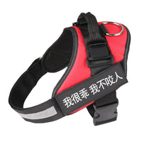 HKM-031443 Nylon Dog Chest Harness - Adjustable Sizes XS to XXL for Comfort and Control