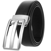 HKM-671827 Genuine Leather Casual Belt with Adjustable Holes - Model LY35-0302-4