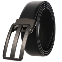 HKM-671827 Genuine Leather Casual Belt with Adjustable Holes - Model LY35-0302-4