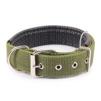 HKM-453331 Durable Nylon Dog Collar for Small to Medium-Sized Dogs in Multiple Sizes: Blue, Black, Red, Green